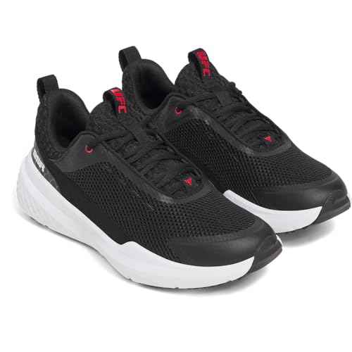 Under Armour Unisex Project Rock Blood Sweat Respect 5 UFC, (004) Black/White/Metallic Gold, 8.5, US