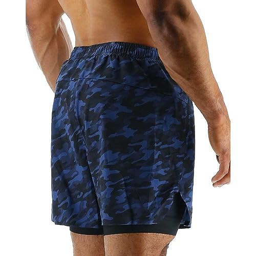 TYR Men's Athletic Performance Workout Lined Momentum Short 6"