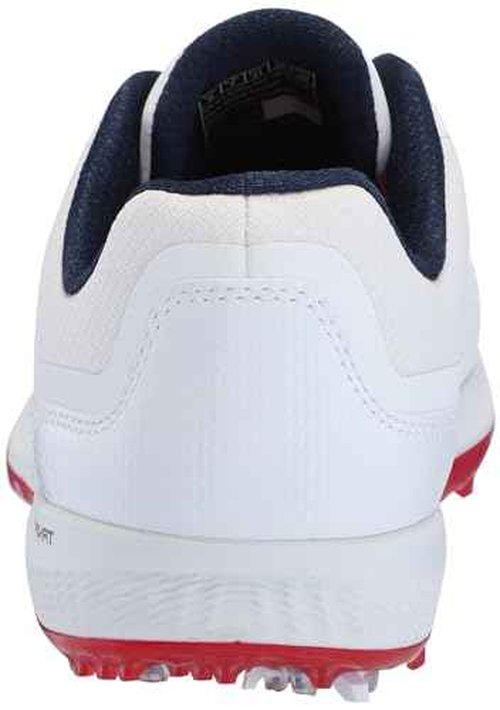 Pro 6 Waterproof Golf Shoe White/Navy/Red