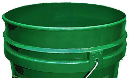 Get Ready for Hunting and Fishing Season with 5 Gallon Green Camo Plastic Buckets, 3-Pack