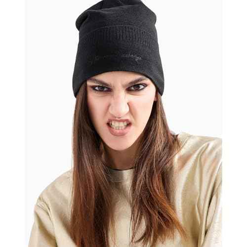 Armani Exchange Women's Ribbed Beanie Hat