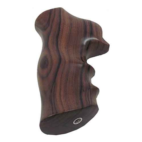 Hogue Wooden Smooth Grip with Finger Grooves for GP100/Super Redhawk, Pau Ferro - 80300