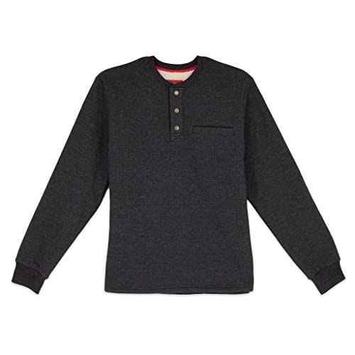 Coleman Long-Sleeve Sherpa Lined Waffle Henley Shirts for Men