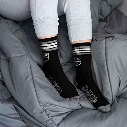 For Bare Feet NHL unisex-child 4 Stripe Deuce Crew Nhl