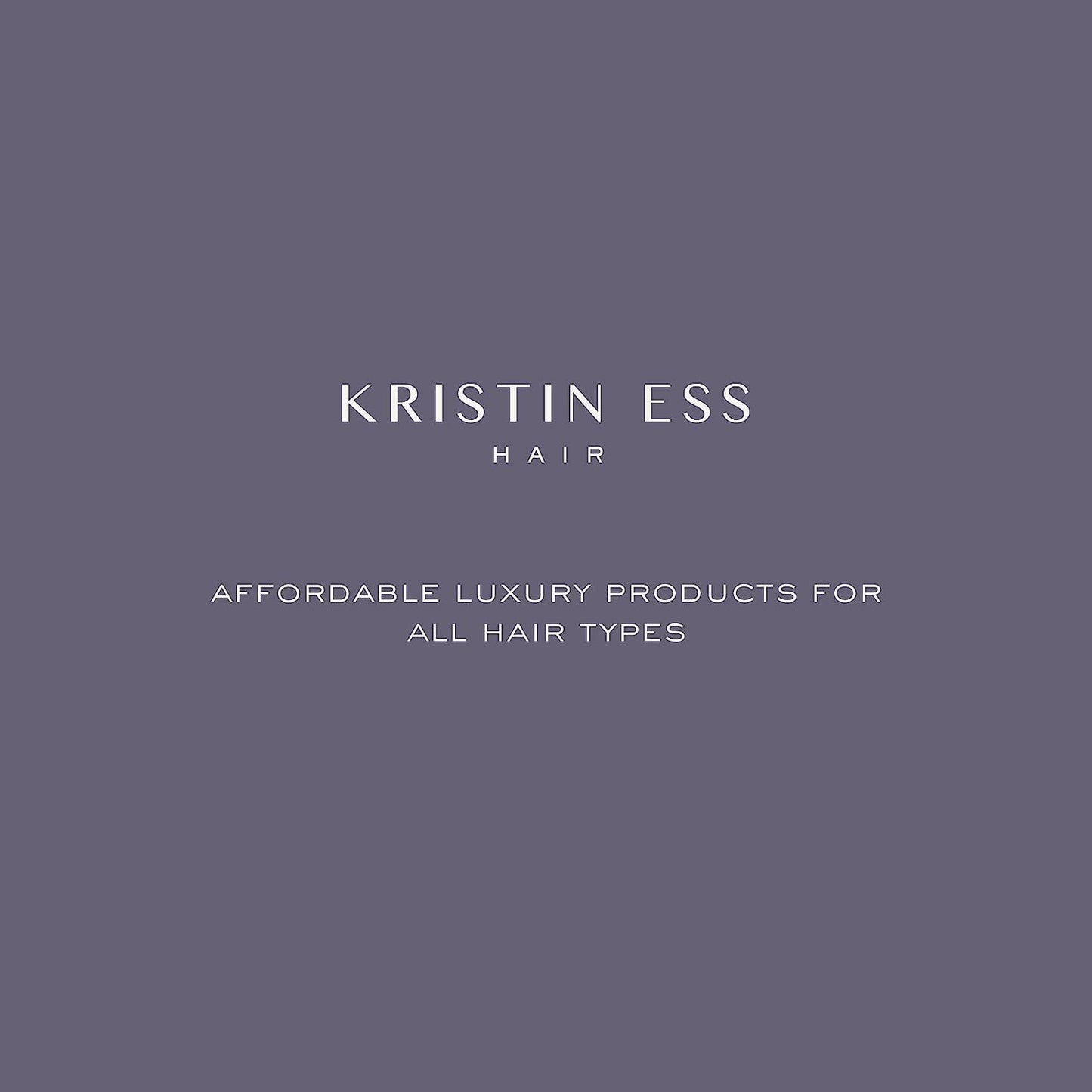 Kristin Ess Hair The One Purple Conditioner, Toning for Blonde Hair, Neutralizes Brass + Yellow Tones, Sulfate and Paraben Free,