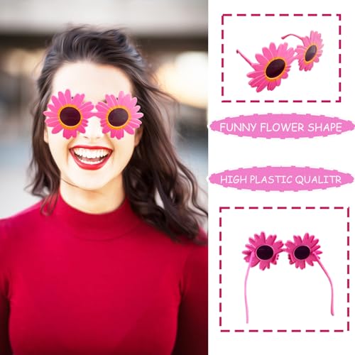 Qunonaty Funny Party Sunglasses - 12 Pack Novelty Glasses, Cool Party Masks, Summer Party Favors, Funny Photo Booth Props,...