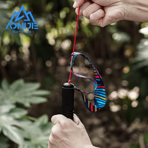 Carbon Fiber Trekking Poles with EVA Grip Lightweight Folding Walking SticksDrawstring Fixed for Hiking Running Mountainee...