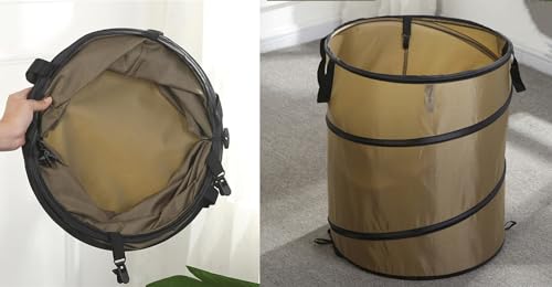 Leinoupt:Collapsible Trash can/Folding Garbage Cans,Portable Trash can,Pop Up Trash Can,for Camping Garbage Can Collapsibl...