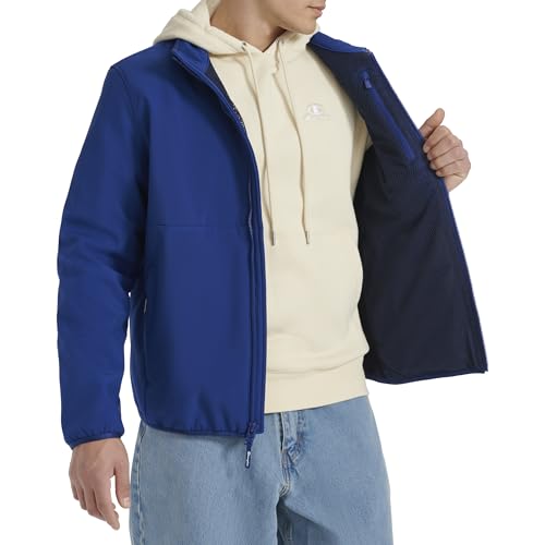 Champion mens Lightweight Active Soft Shell Jacket With Stand Collar