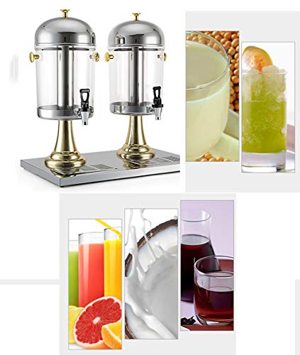 Drink Dispenser Beverage Dispenser Clear Glass Drinks Dispenser Beer Water Juice Cold Beverages Cocktails Punch Water Chil...