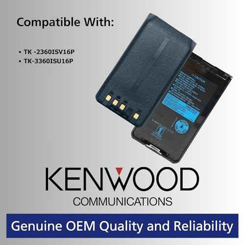Kenwood KNB-68LC 7.2V 2000mAh Li Ion ? Intrinsically Safe Battery Pack, Lightweight Durable Casing, Works with KSC-25S Rapid Charger, OEM
