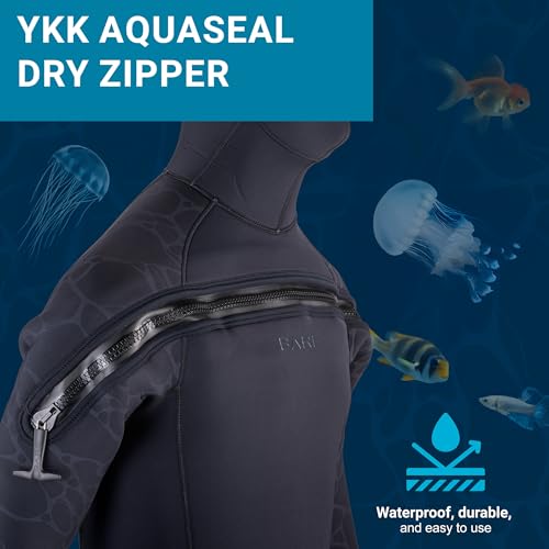 BARE 8/7MM Men's Velocity Ultra Full 2.0 Semi-Dry | Unique Omnired Material Woven into The Torso for Added Warmth | Full S...