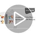 OGGI Dial A Drink Cocktail Shaker - Stainless Steel, 15 Recipes, Built in Strainer, 34 oz - The Original and Only Dial A D...