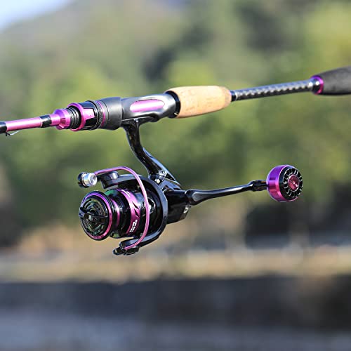 Sougayilang Spinning Combo, Medium Heavy Fishing Pole and 2000 Spinning Reel Set, Fishing Rod and Reel Commbo for Bass Fis...