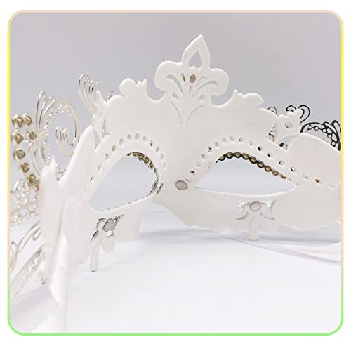 Geek-M Couple Masquerade Mask Women Men Mardi Gras Mask Costume Masks for Christmas Festival New Year Party