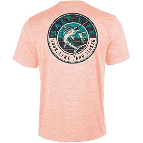 Salt Life Men's Marlin Sinker Short Sleeve Performance Shirt