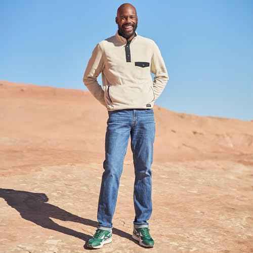 Eddie Bauer Men's Chutes Mock Neck Fleece