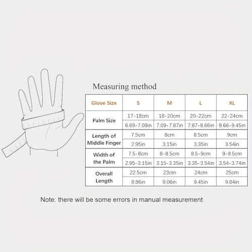 Unisex Winter Waterproof Ski Snow Gloves - Windproof Thermal Touchscreen Gloves for Outdoor Sports, Daily Work