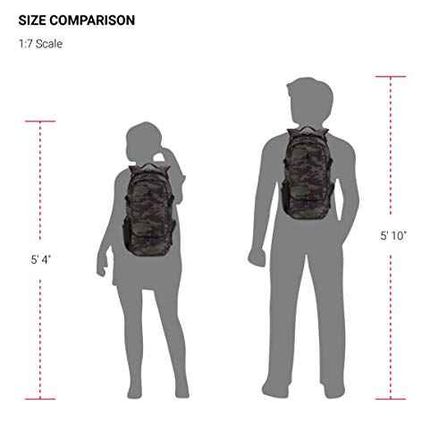 SwissGear 3598 Backpack Narrow Daypack, Camo/Green, 18-Inch