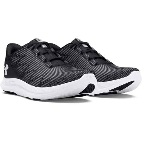 Under Armour Women's Charged Speed Swift, (001) Black/Black/White, 8.5, US