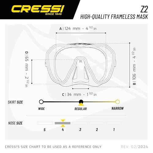 Cressi Mask & Snorkel Combo for Snorkeling- Lightweight and Comfort with High Performance- Z2 & Corsica - Designed in Italy