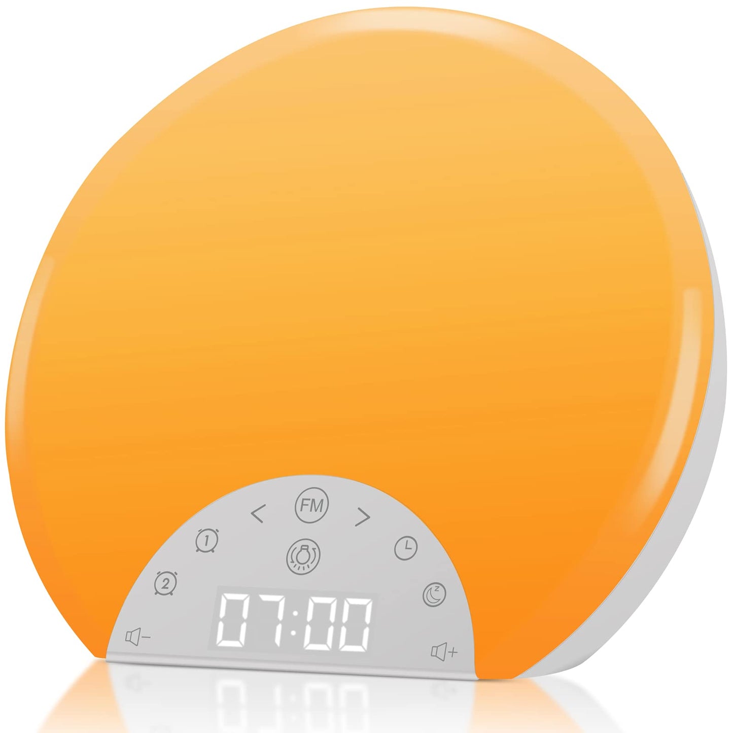 Sunrise Alarm Clock Wake Up Light for Kids Adults Heavy Sleepers with Dual Alarms Snooze Sleep Aid with 7 Nature Sounds for Bedrooms with 8 Colors Night light FM Radio Gift Ideas-New