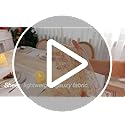 Snowkingdom 10 Ft Gold Table Runner, Sheer Gauze Chiffon Tulle Cheesecloth Sequin Glitter Metallic Foil, Table Decorations...