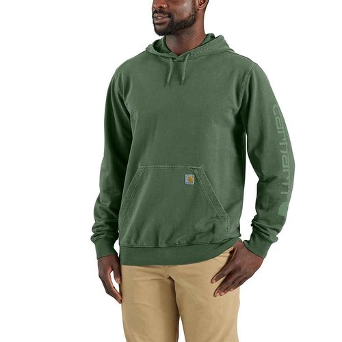 Carhartt Men's Relaxed Fit Midweight French Terry Graphic Sweatshirt, Mountain View, Small