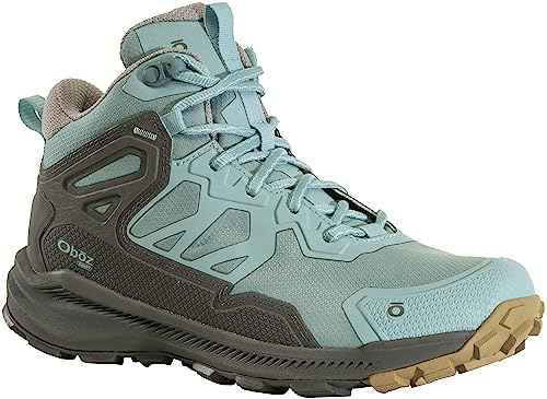Oboz Women's Katabatic Mid B-DRY Waterproof Hiking Boot, Island, 6