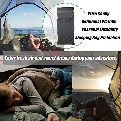 Frelaxy Sleeping Bag Liner, XL Travel Sheet & Camping Sheet for Backpacking, Hotel, Hostels & Traveling, Comfy & Easy Car...