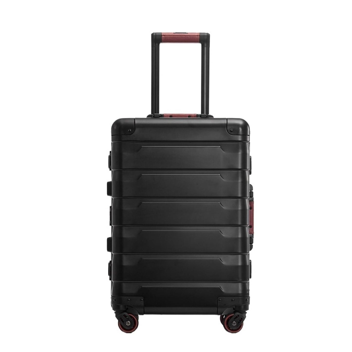MUdson Trunk All Aluminum Travel Luggage 20/24 Inch Carry-on Men's and Women's Luggage High End Trolley Suitcase Hard Box Durable (Color : Silver, Size : 24")