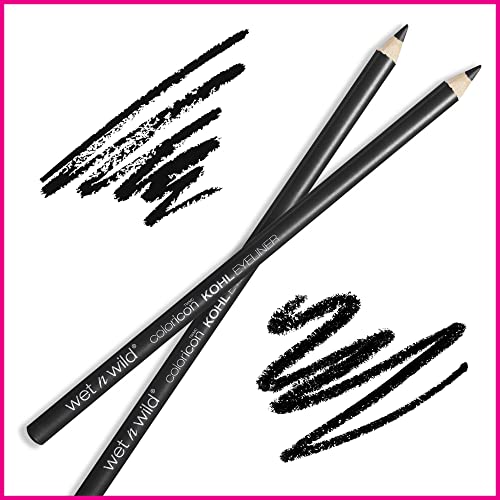 wet n wild Color Icon Kohl Eyeliner Pencil - Rich Hyper-Pigmented Color, Smooth Creamy Application, Long-Wearing Matte Fin...