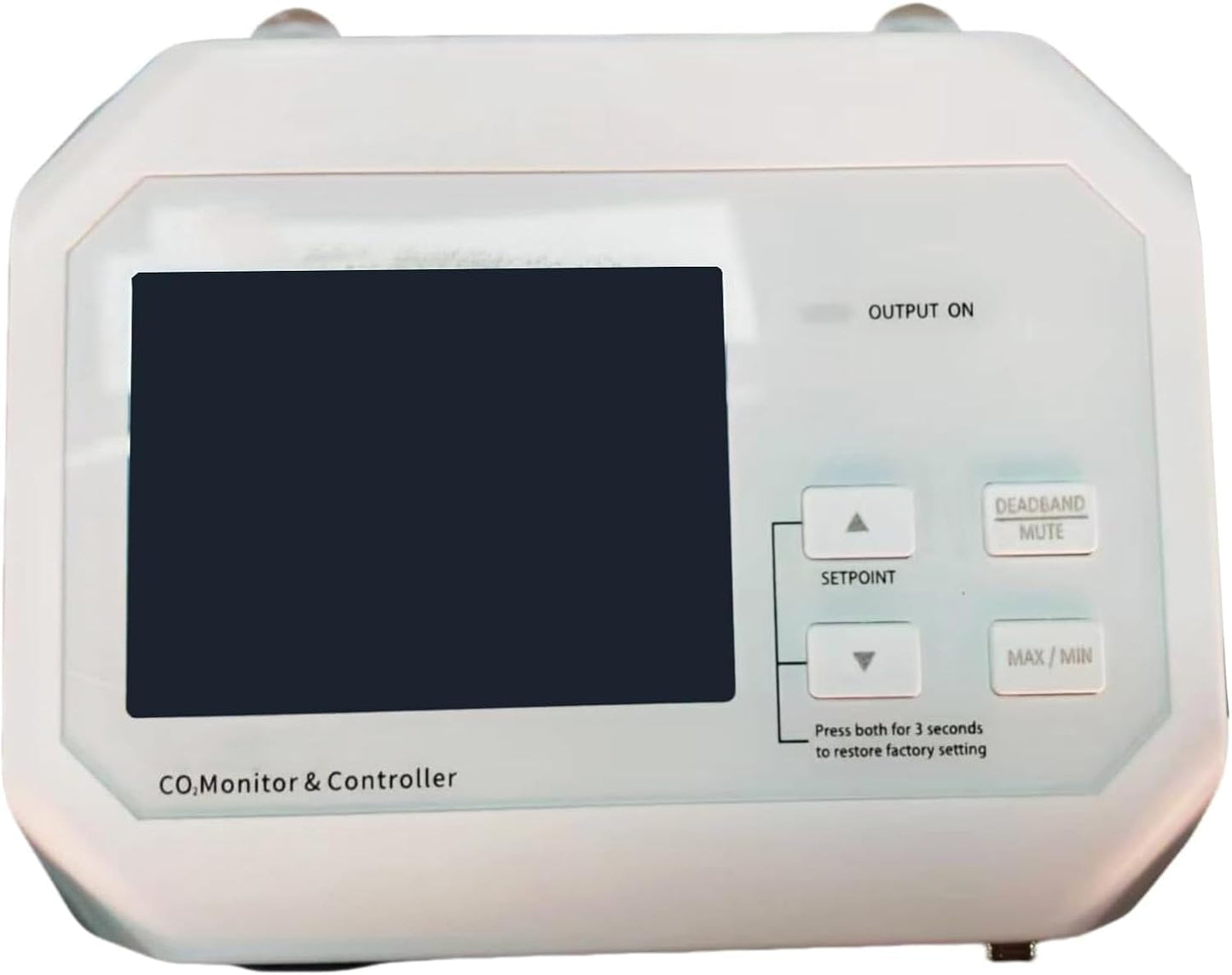 YFYIQI Wall Mount CO2 Controller Carbon Dioxide Monitor with CO2 Repeatability 10ppm External Sensor CO2 Measurement Range 0-9999ppm Digital Color Screen Display Two Mode Charactor Mode Plant Mode