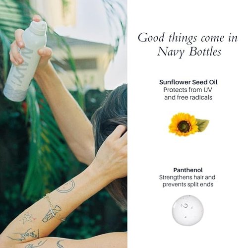 NAVY Hair Care Dry Texture Spray & Swell Thickening Cream | Add Volume and Thickness for Fuller Looking Hair | 7 oz + 4 oz