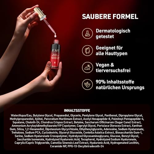 FAQ Red Light Peptide Serum ? Hyaluronic Acid & Peptide Face Serum for Women & Men, Hydrating Skin Care to Enhance LED Light Routines