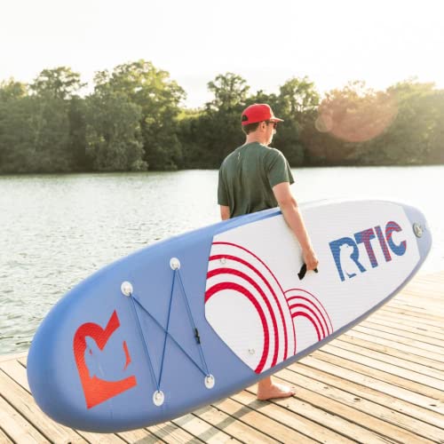 RTIC Inflatable Paddle Board 11' Stand Up Floatable Paddle Board for Adults, Men and Women, with Accessories - Air Pump, C...