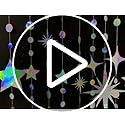 Iridescent Party Decorations Star Circle Dot Paper Garland Banner Bunting Streamer Metallic Hanging Twinkle Star Decoratio...