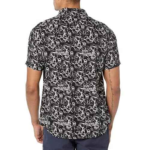 Karl Lagerfeld Paris Men's Flowy Everyday Sportswear Shirt