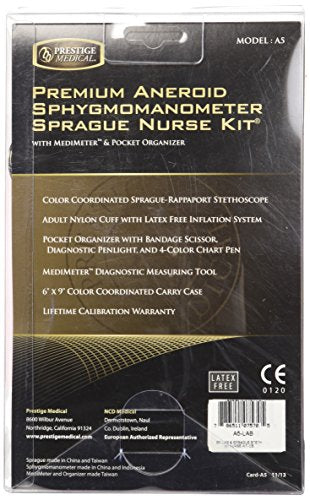 Prestige Medical Aneroid Sphygmomanometer Sprague-Rappaport Nurse Kit, Love and Believe