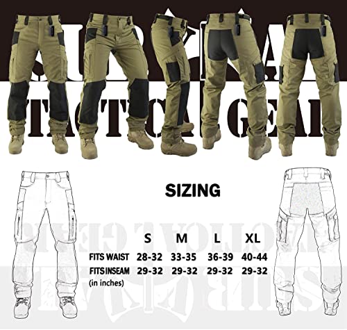 SURVIVAL Tactical Combat Pant Motorcycle Riding Pants Ripstop Military Camo Trousers for Camping Hiking