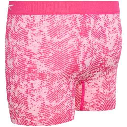 Reebok Girls Bike Shorts - 2 Pack Stretch Performance Dance Cartwheel Shorts for Girls - Seamless Underwear Shorties (6-16)
