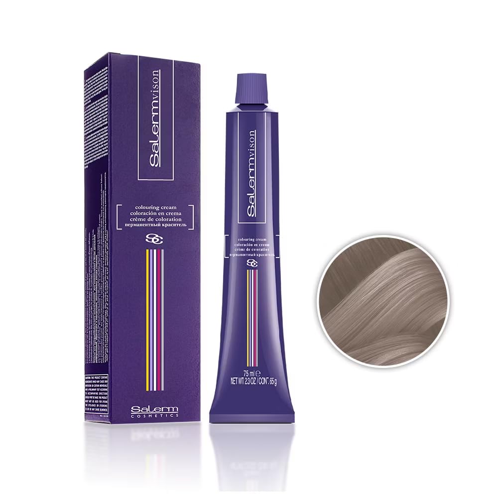 Salerm Salermvison Hair Coloring Cream 10.11 for Unisex, 2.3 Ounce