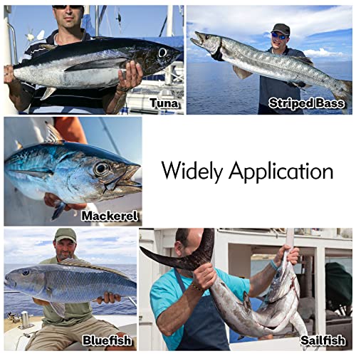 Goture Fishing Jigs Saltwater,60g-400g Vertical Jigs with Assist Hook, Speed Fast Jig Deep Sea Fishing Jigging Spoon Lures...