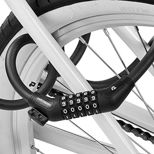 Grizzly Plus Integrated Combo Cable Bike Lock - 12mm