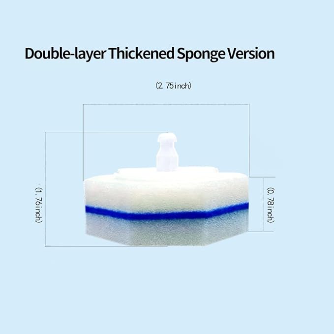 50-Count Disposable Toilet Brush Refills | Universal Cleaning System: Toilet Wand Heads & Bowl Clean Pads Compatible with Most Handles