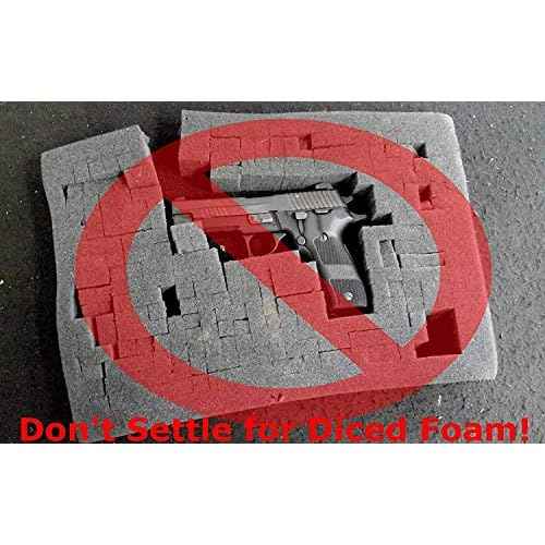 Case Club 2 Pistol & 18 Magazine Case with Accessory Pocket. Pre-Cut, Heavy Duty, Waterproof with Silica Gel for Gun Rust Prevention (Upgraded Gen-2)