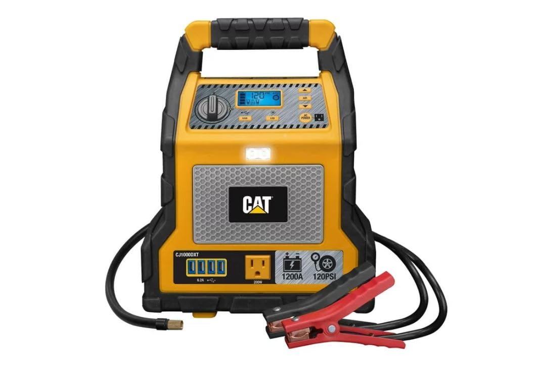 CAT CJ1000DXT 1200 Peak Amp Jump Starter and Powerstation w/200 watt Inverter