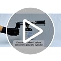 Sondiko Powerful Grill & Cooking Propane Torch L8010, Sous Vide, Campfire Starter, Adjustable Wood Torch Burner for Searin...