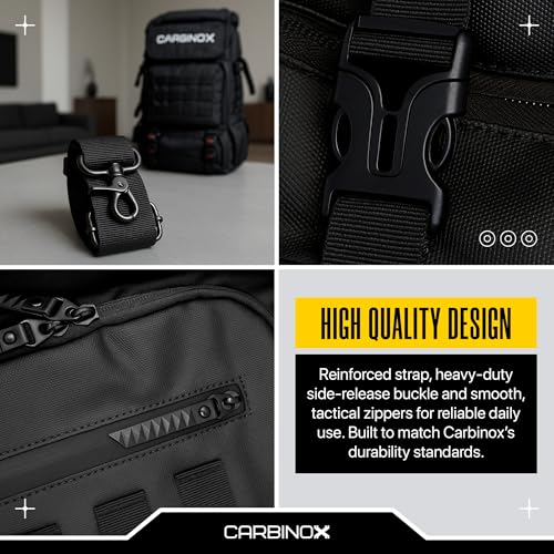 CARBINOX Tactical Backpack for Men Army Molle Bag Large Capacity Assault Pack