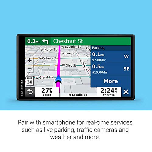 Garmin DriveSmart 55 & Traffic: GPS Navigator with a 5.5” Display, Hands-Free Calling, Included Traffic alerts and Informa...